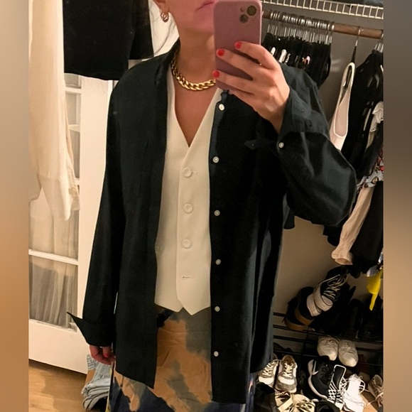 Gold chunky chain necklace - Picture 2 of 4